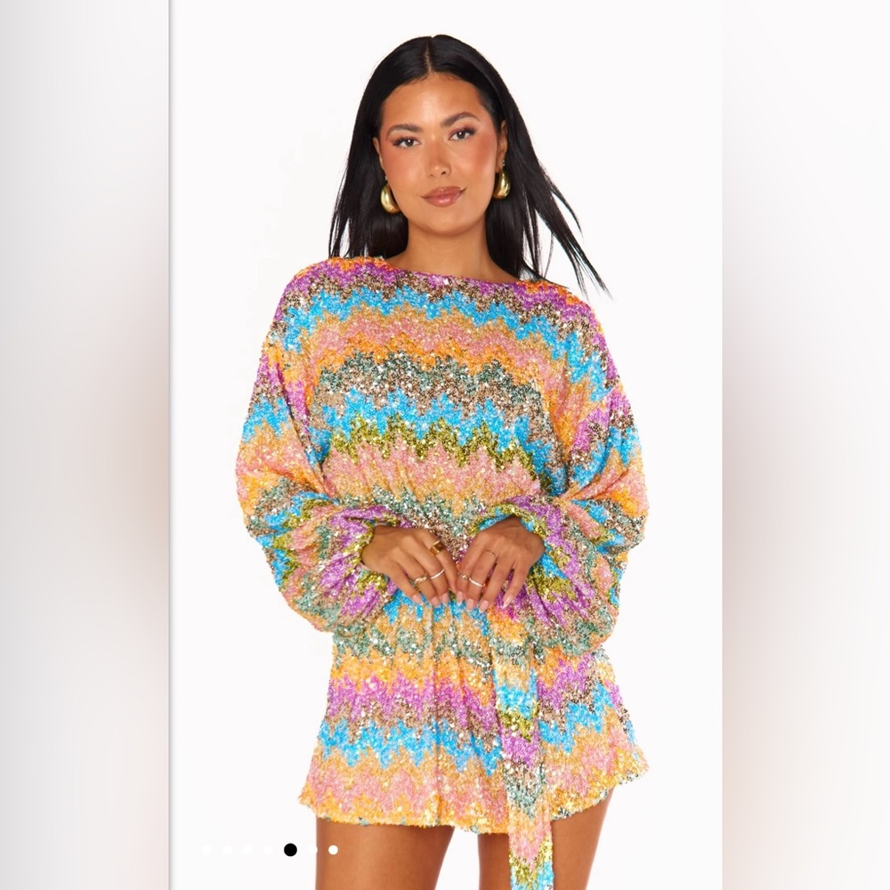 Show Me Your Mumu Sure Thing Mini Dress - Wavy